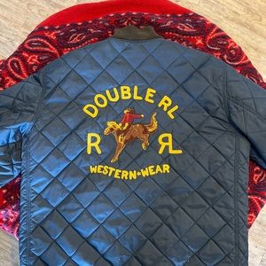 RRL DOUBLE RL REVERSIBLE QUILTED JACKET